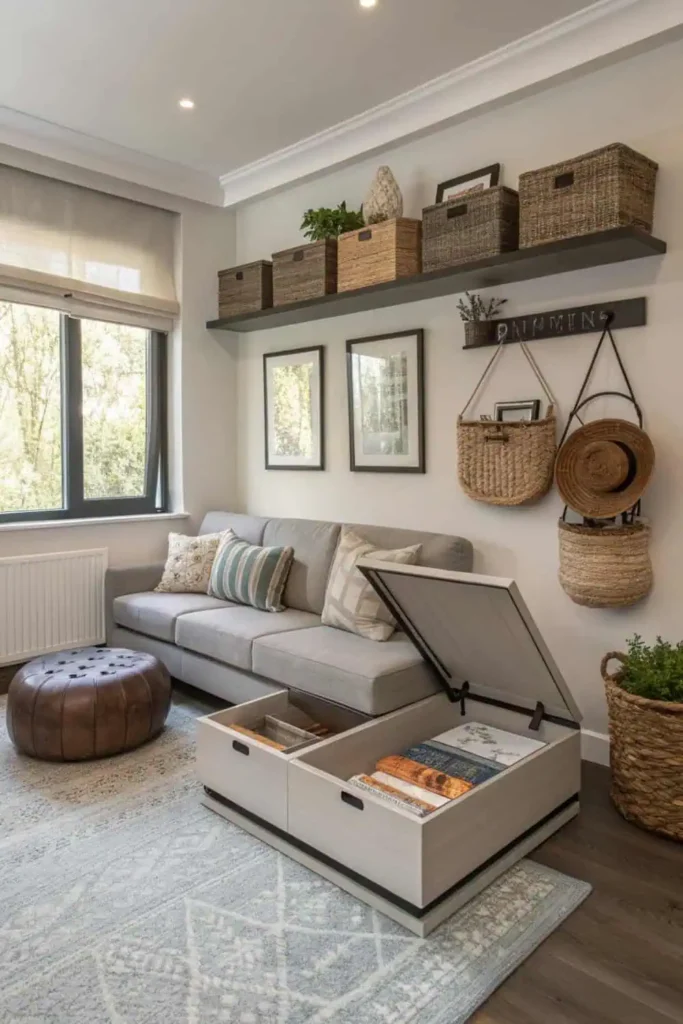 Storage Solutions for Living room inspiration
