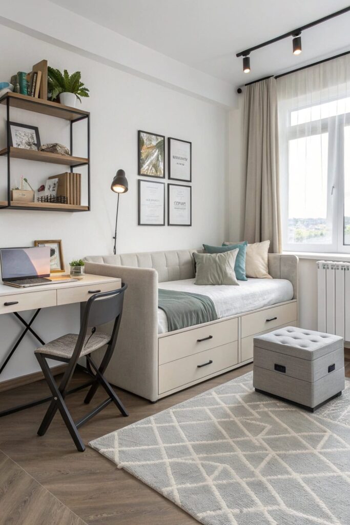 Save Space with Smart Guest Bedroom Furniture
