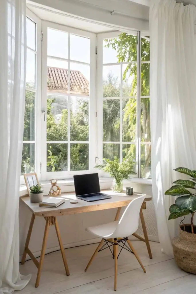 Home Office Natural Light Workspace
