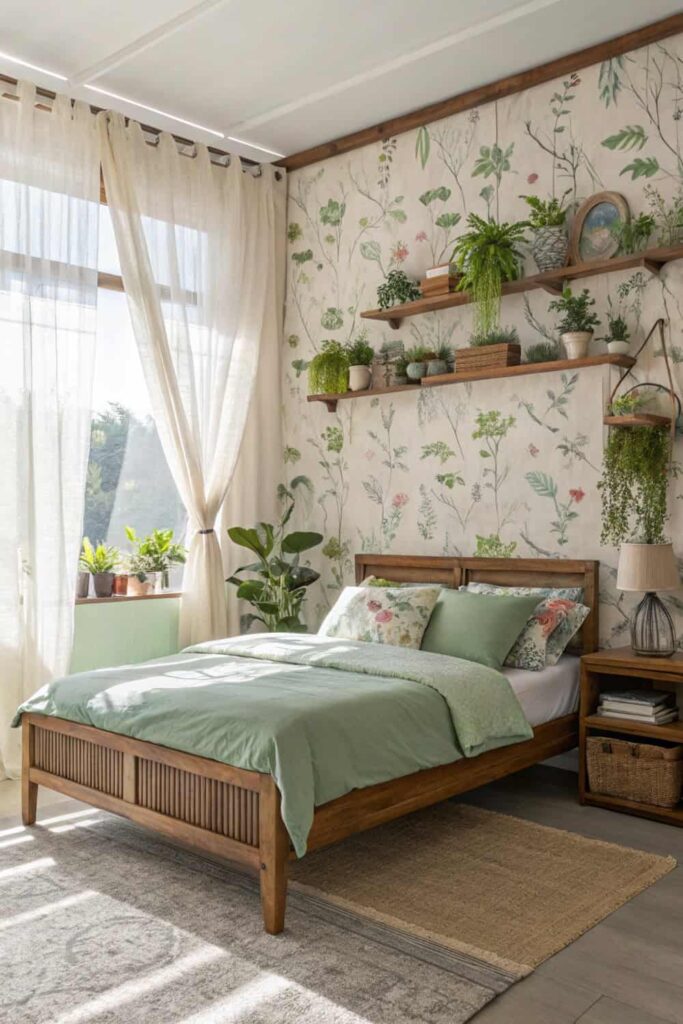 Fresh and Green Bedroom Ideas for Girls