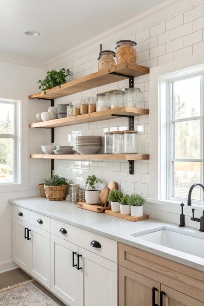 Open Shelving Ideas for Modern Kitchens