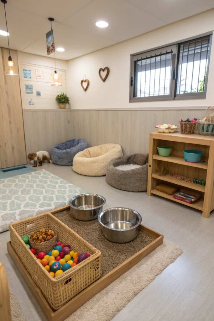 A Special Place for Your Bonus Room Furry Friends