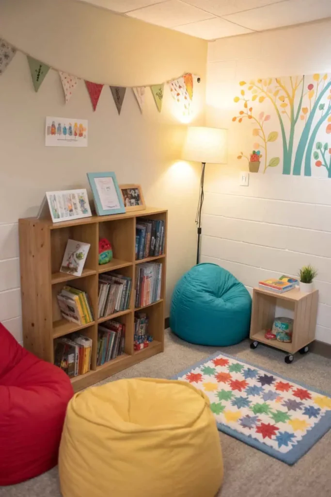 Warm and Inviting Classroom Reading Corner