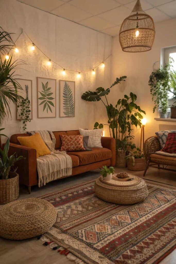 Layered Textures & Soft Lighting Create Comfort

