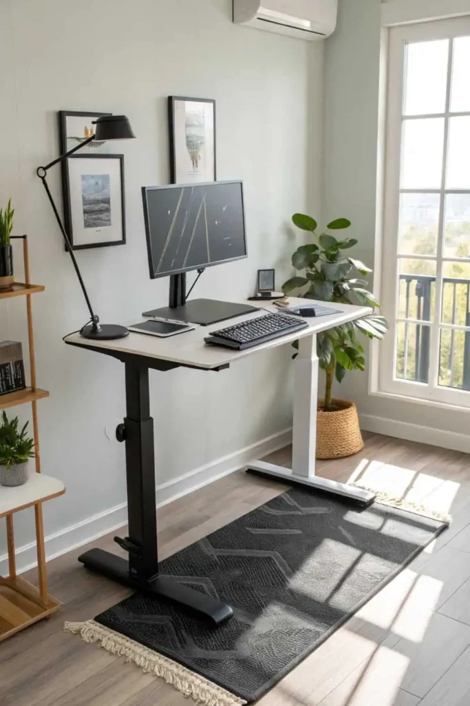 Standing Desk Zone for Home Office