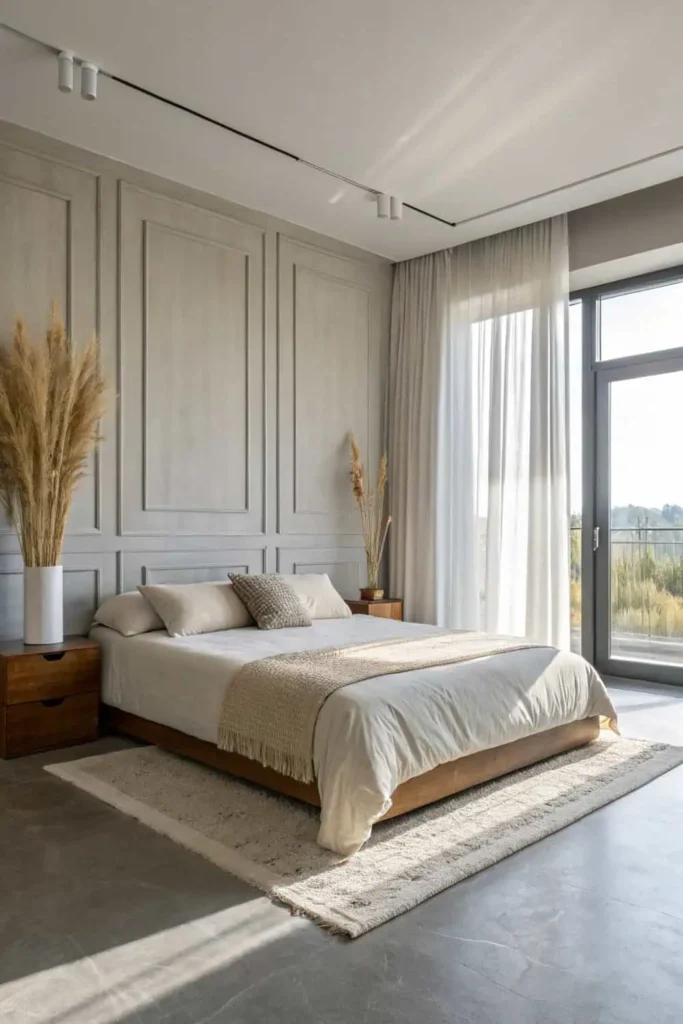 Minimalist bedroon neutral tones ideas