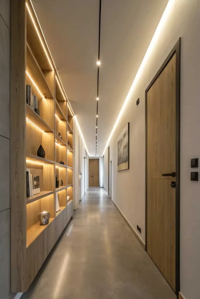 Strategic Lighting Solutions for Narrow hallway 