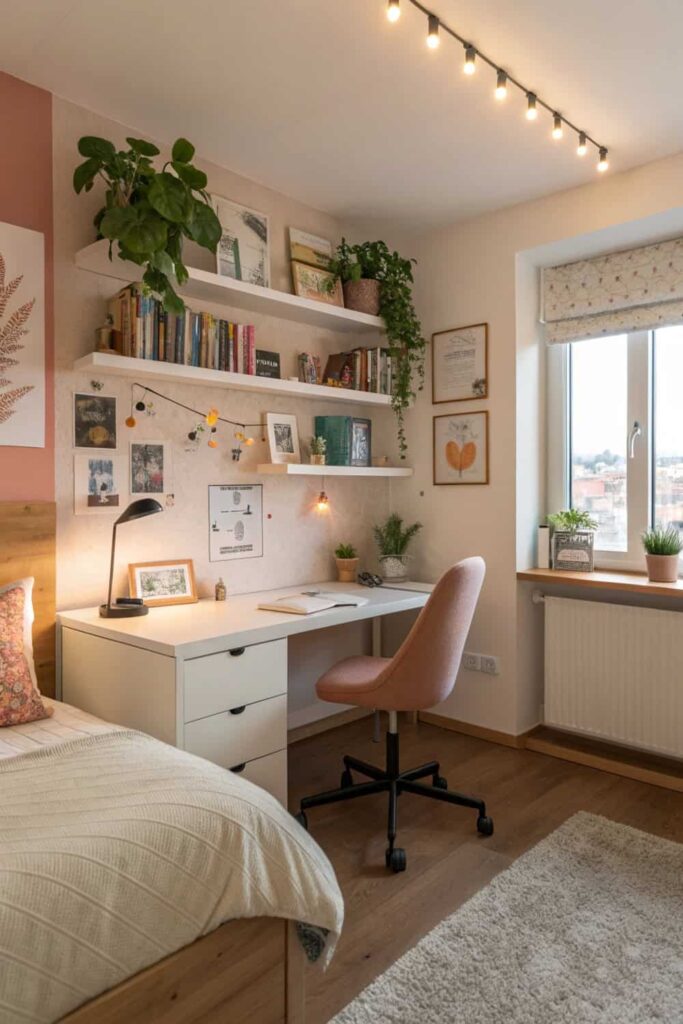 Functional Study-Friendly Girl Bedroom Designs