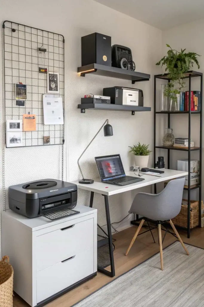 Modern tech-friendly home office
