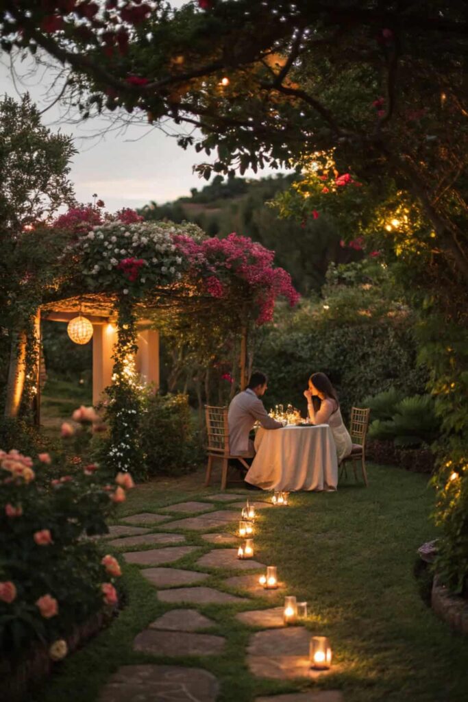 Relaxation in a Beautifully Landscaped Garden