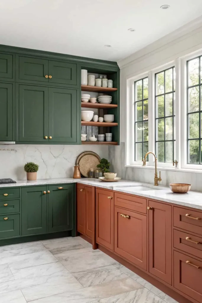Kitchen Cabinets For Bold Colors Taking Center Stage