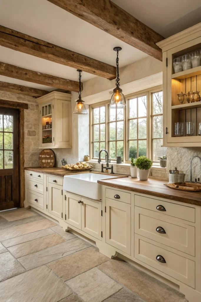 Traditional Cabinetry Styles A Rustic Farmhouse Kitchen 