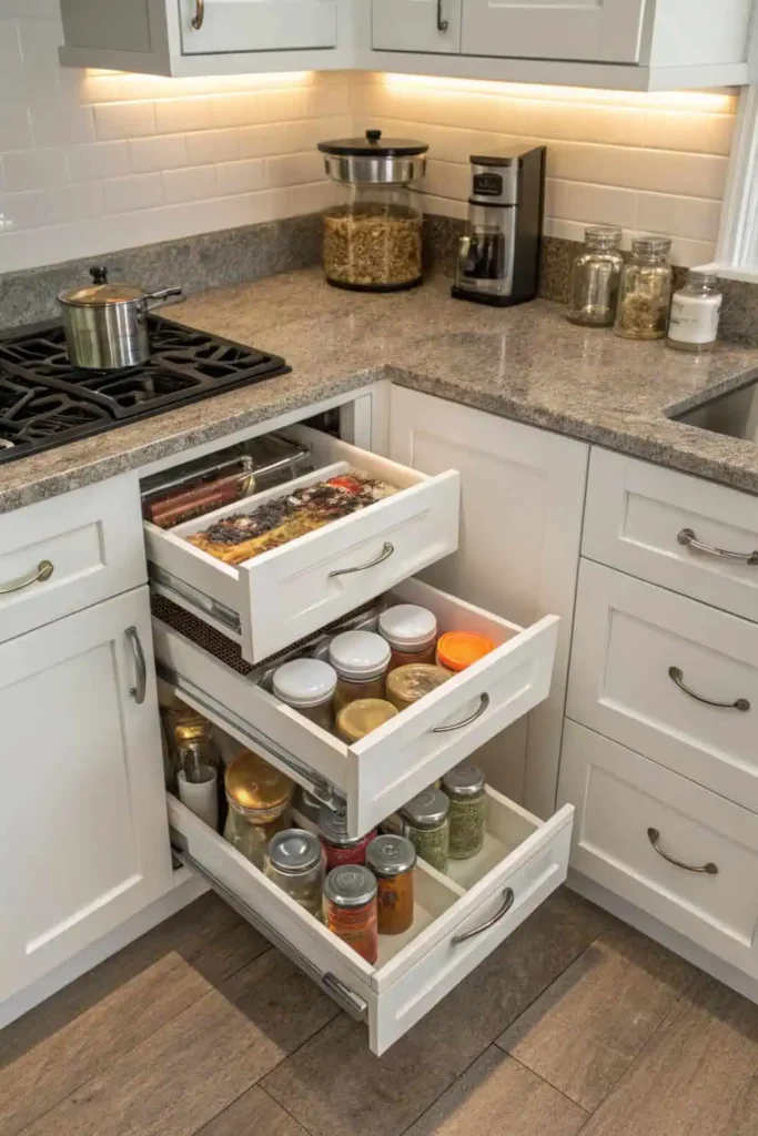 Clever small kitchen storage ideas