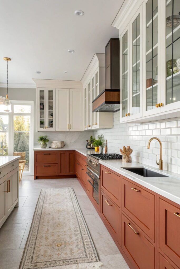 Two-Tone Modern Kitchen Cabinet Ideas