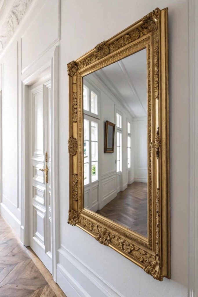 Add Light and Charm with Ornate Vintage Mirrors
