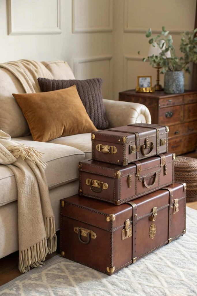 Suitcase Decor Ideas for a Classic Home