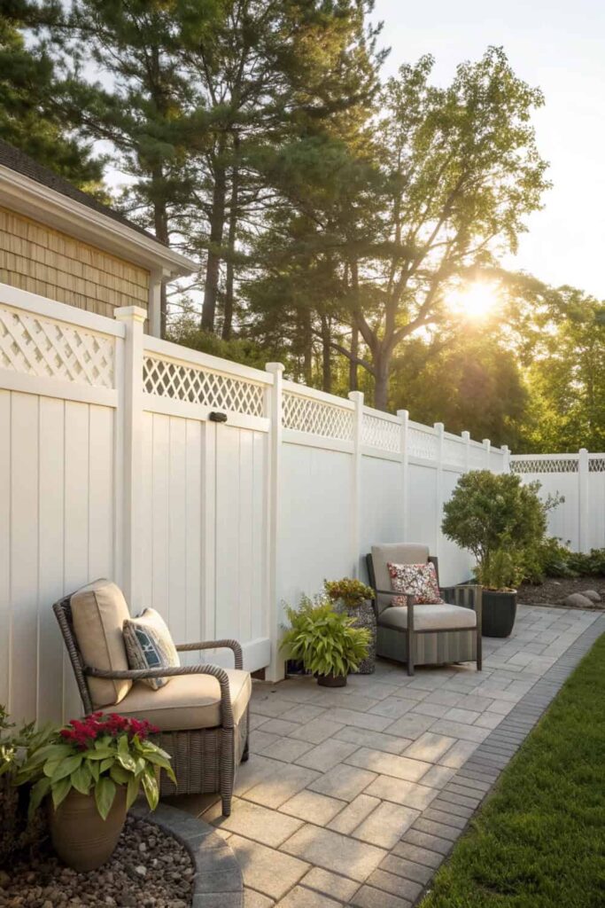 Low-Maintenance Vinyl Fence Panels