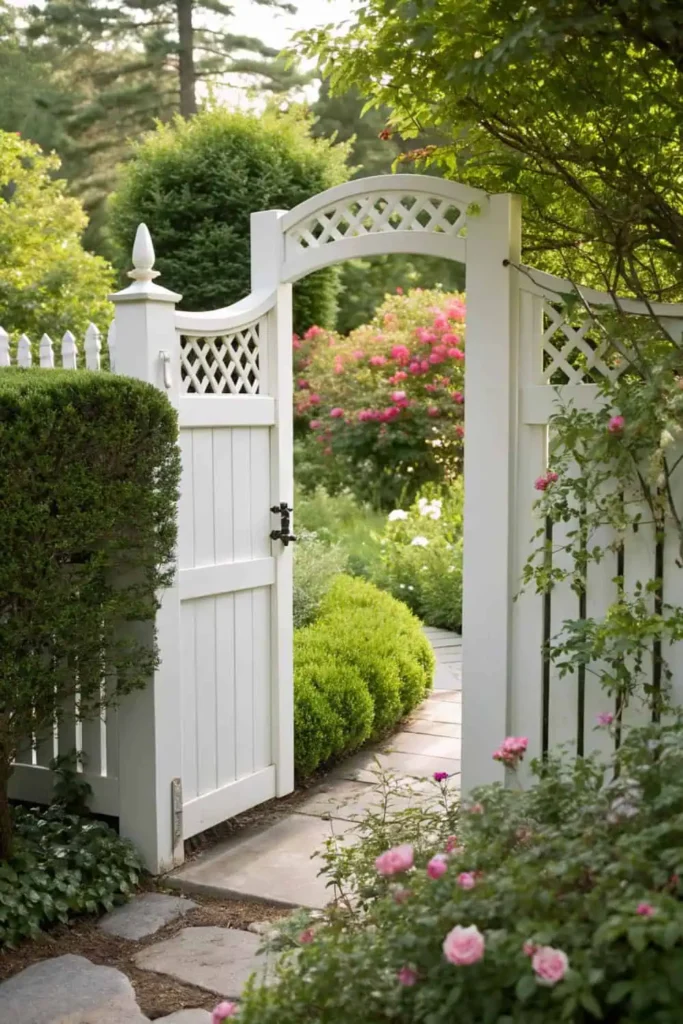 Vinyl Garden Gate 