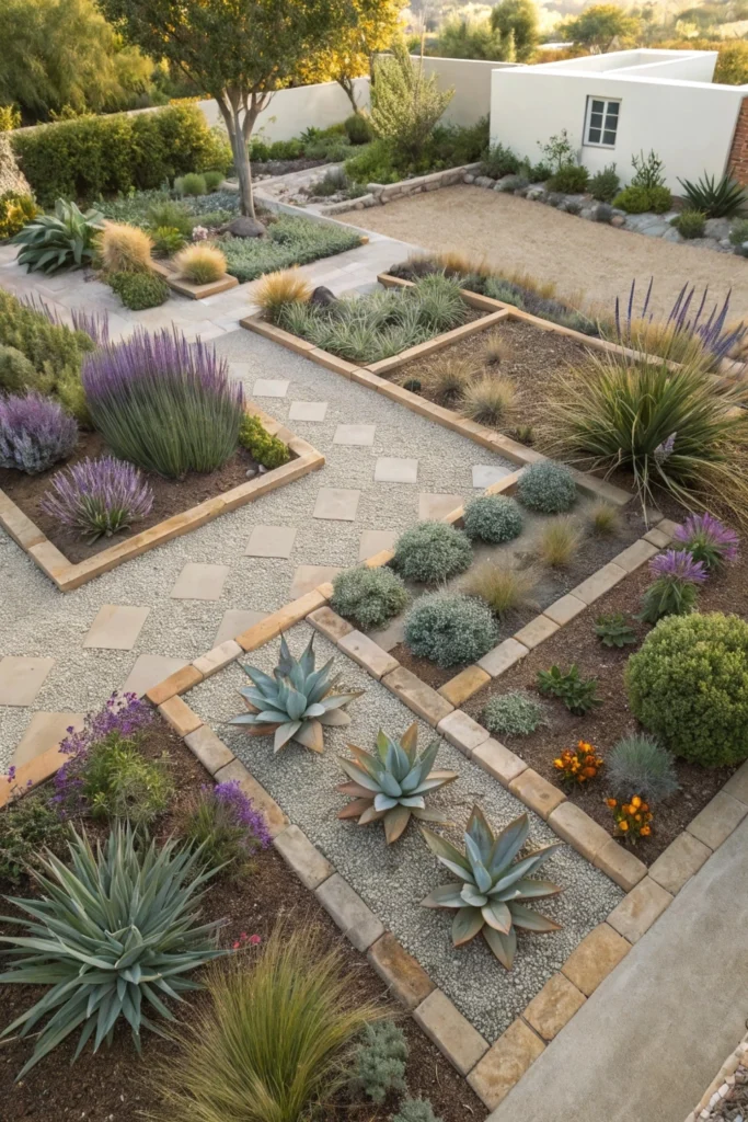 Water-wise garden design plans