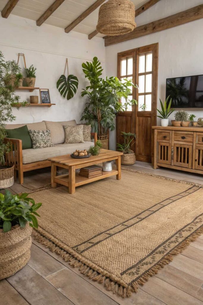 Eco-Friendly Rugs for Warm Rustic Interiors