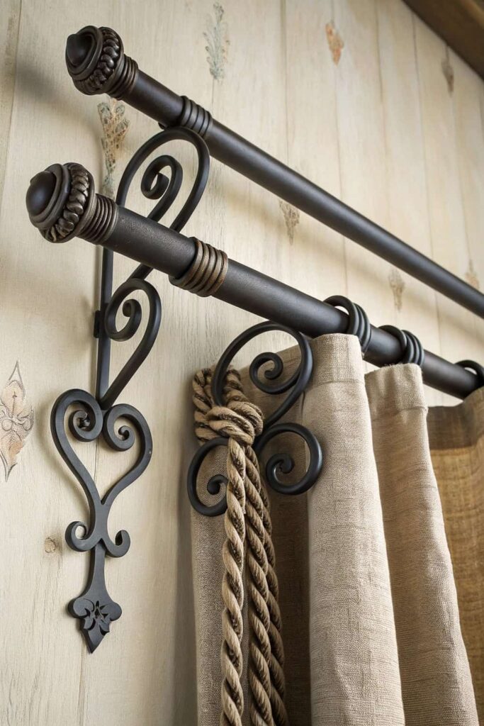 Wrought Iron Accents for Rustic Homes