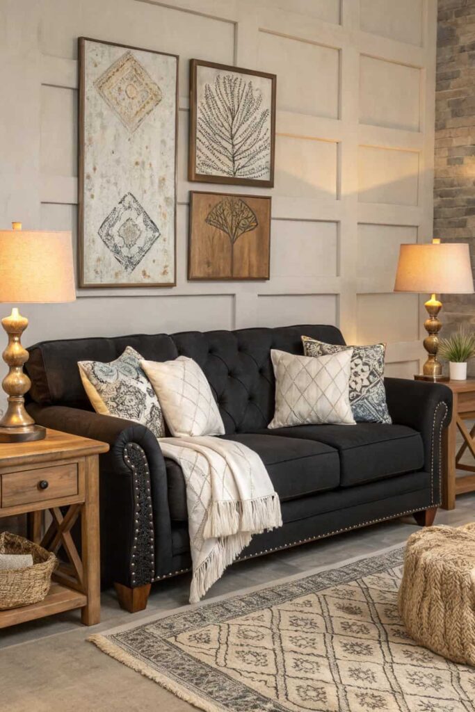 Decor Tips for Dark Seating