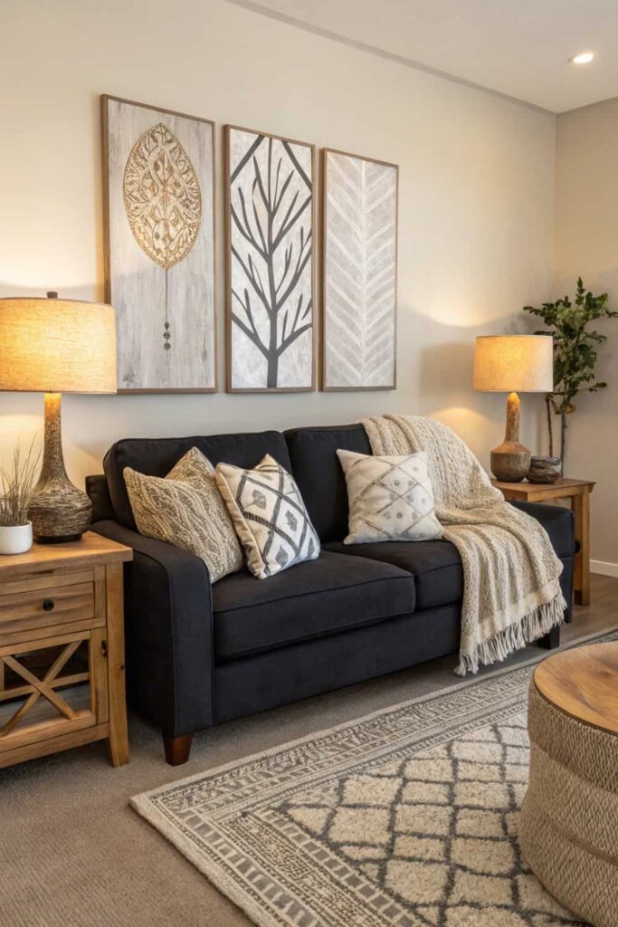 Black Sofa Accessories