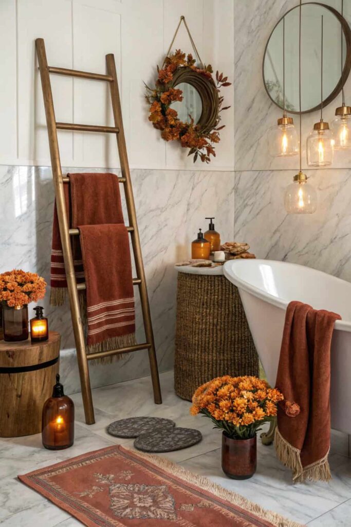 Cozy Autumn Bathroom Ideas