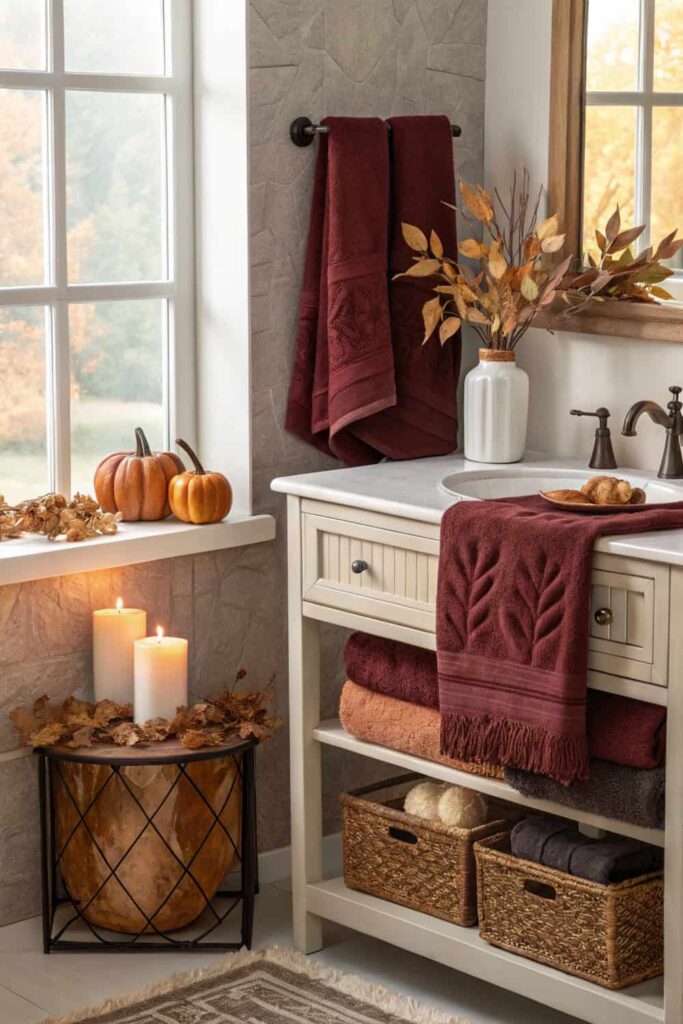 Fall Bathroom Decor Tips