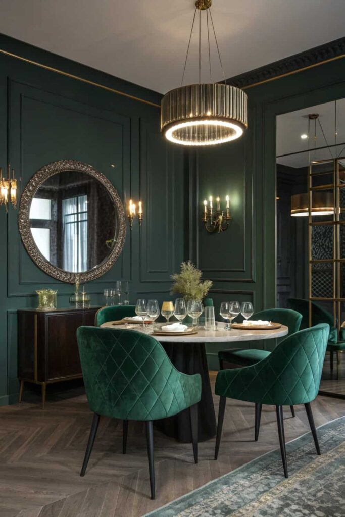 Light and Texture in Color Drenched Spaces