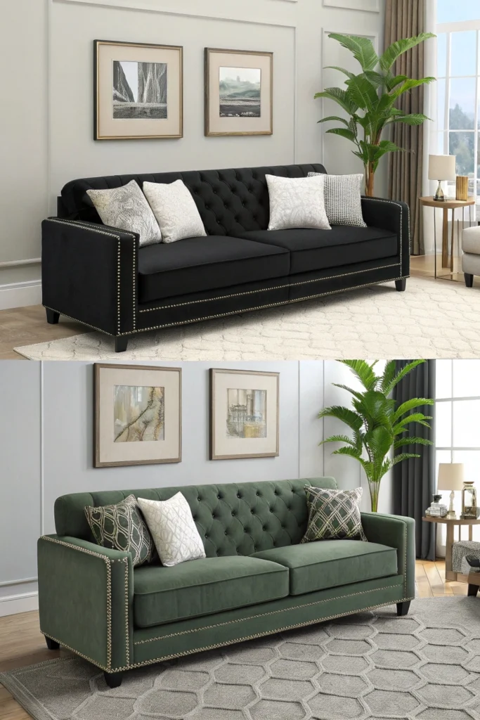 Black Couch Living Room Color Combos