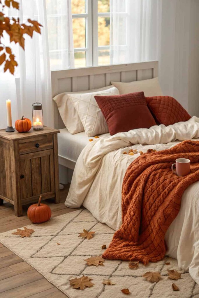 Cozy Fall Bedroom Makeover