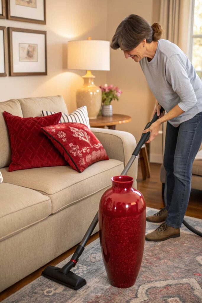 Simple Red Decor Maintenance Tips