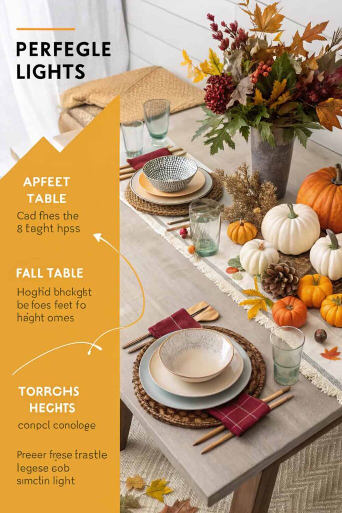 Quick Fixes for Autumn Fall Table Decor