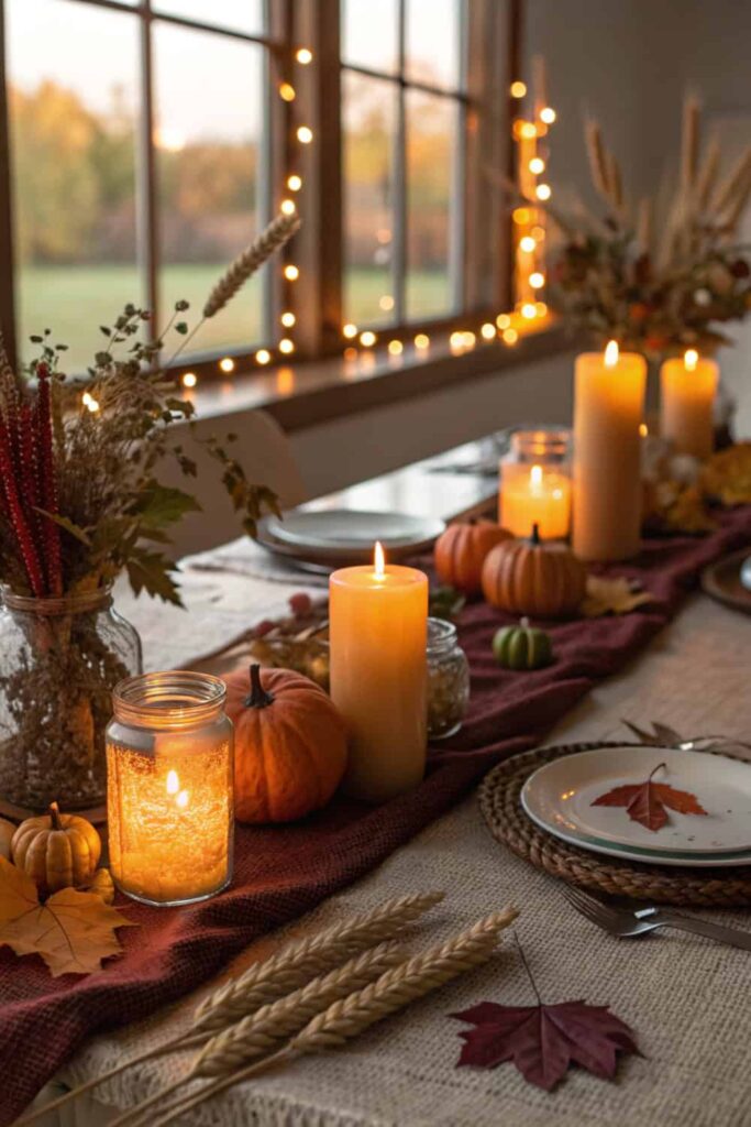 Thanksgiving Ambiance with Light