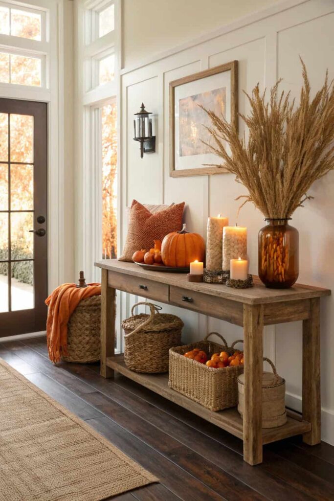 Inviting Fall Entryway Decor