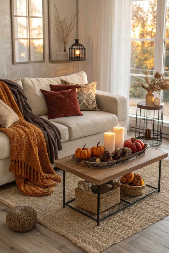 Autumn Living Space Makeover
