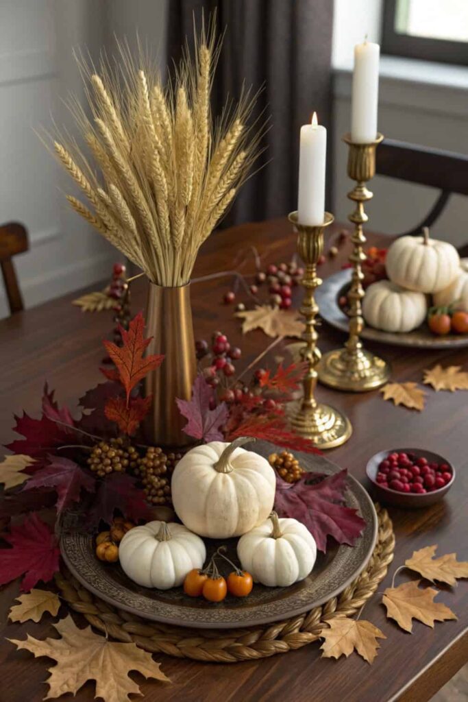 Natural Thanksgiving Centerpieces