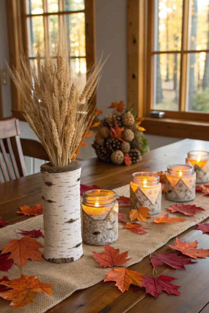 Rustic Textures for Thanksgiving Decor