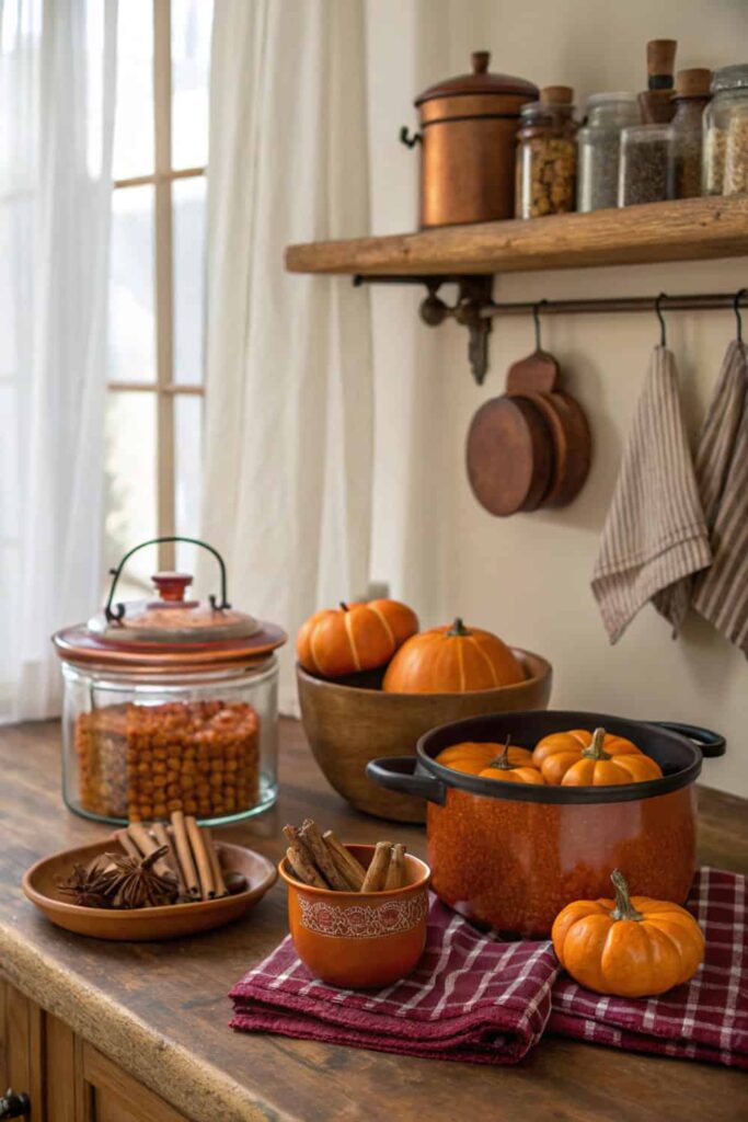 Fall Tablescape and Kitchen Decor
