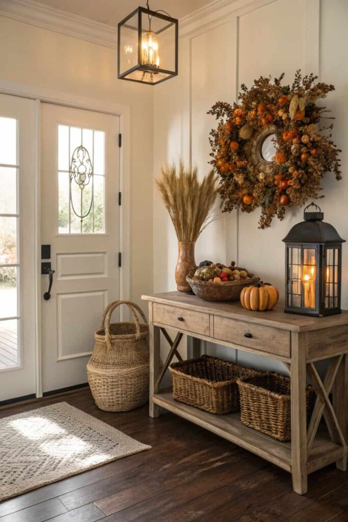 Autumn Entryway Design Ideas