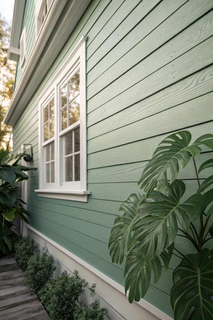Exterior Walls Embrace Nature's Calm
