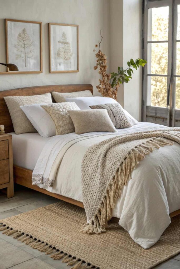 Effortless Layering with Bouclé Bedding