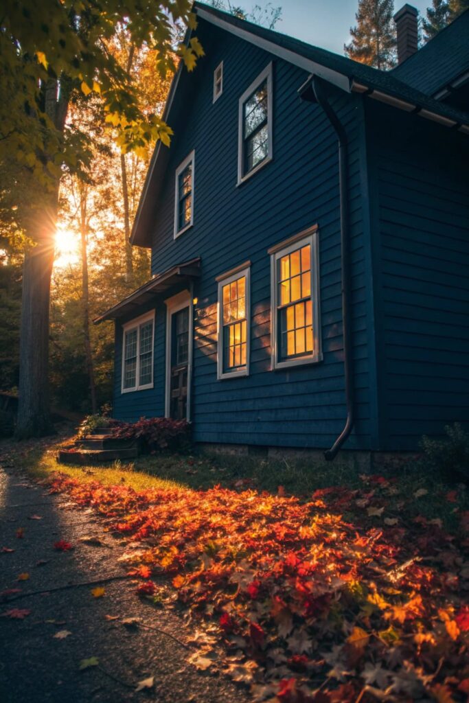 Warmth from Dark Blue