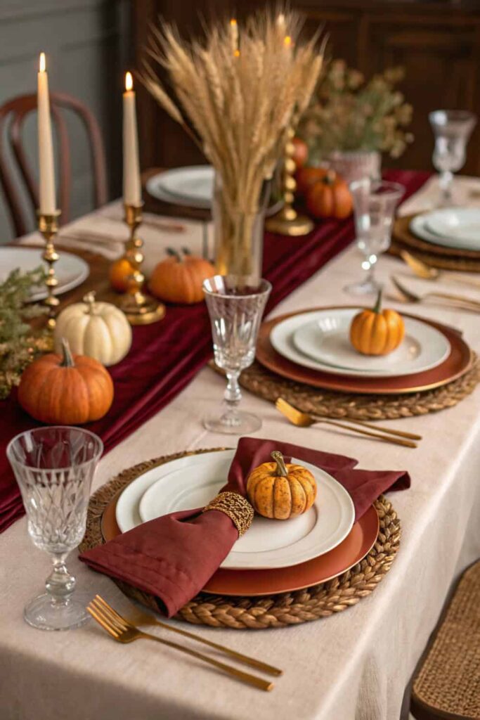 Thanksgiving Setup Timeline