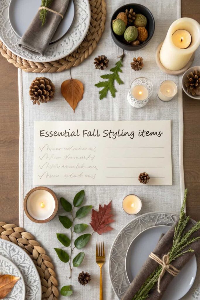 Autumn Tablescape Essentials Guide
