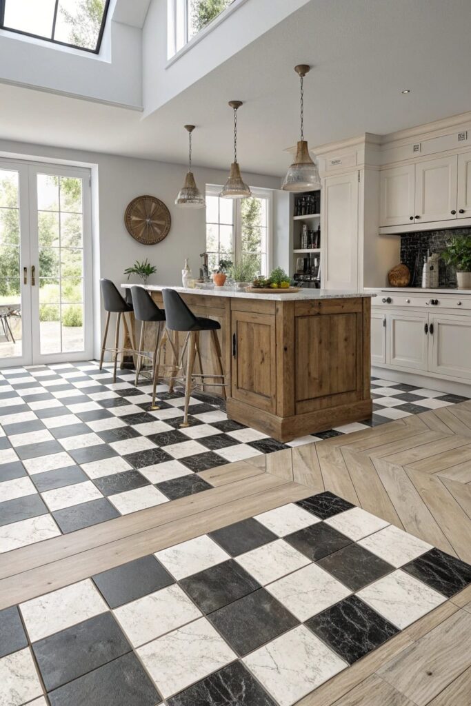 Patterned Tile Flooring Ideas