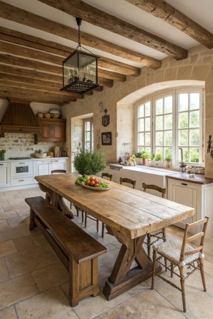  Essential Furniture for a French Country Kitchen