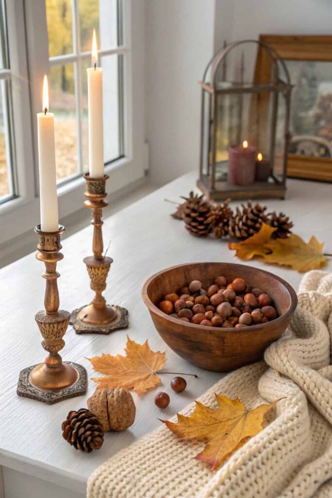Fall Coffee Table Decor Without Shopping