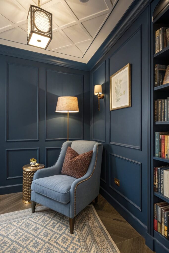 How Color Drenching Shapes Room Perception
